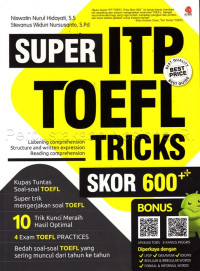 Image of Super itp TOEFL tricks skor 600++