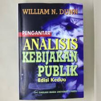 Image of Pengantar Analisis Kebijakan Publik