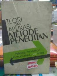 Image of Teori dan aplikasi metode penelitian
