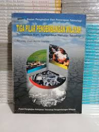 Image of Tiga Pilar Pengembangan Wilayah Sumberdaya Alam, Sumberdaya Manusia, Teknologi