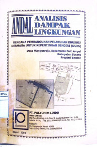 Image of Analisis Dampak Lingkungan