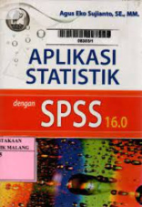 Image of Aplikasi statistik SPSS 16.0