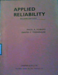 Image of APPLIED RELIABILITY SECOND EDITION
