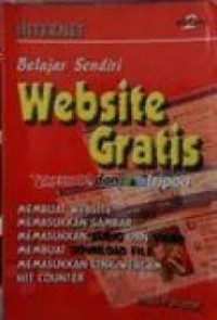 Image of BELAJAR SENDIRI WEBSITE GRATIS YAHOO DAN TRIPOD