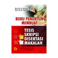 Image of Buku penuntun membuat tesis skripsi disertasi makalah