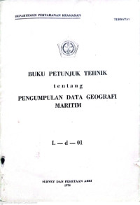 Image of Buku Petunjuk Teknik Tentang Pengumpulan Data Geografi Maritim