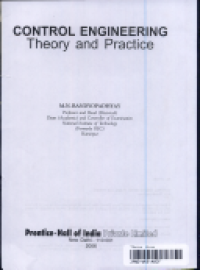 Image of CONTROL ENGINEERING THEORY AND PRACTICE