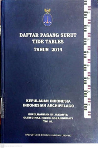 Image of Daftar Pasang Surut Kepulauan Indonesia Tahun 2014