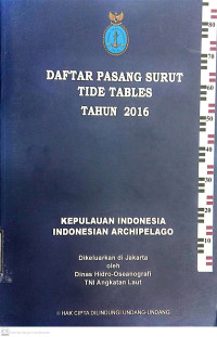 Image of Daftar Pasang Surut Kepulauan Indonesia Tahun 2016