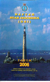 Image of Daftar Suar Indonesia (DSI) tahun 2006
