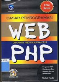 Image of Dasar Pemograman WEB dinamis menggunakan PHP edisi revisi