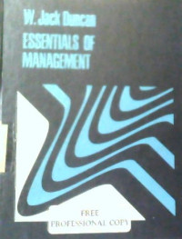 Image of ESSENTIALS OF MANAGEMENT