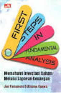 Image of FIRST STEPS IN FUNDAMENTAL ANALYSIS