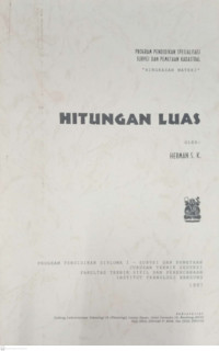 Image of Hitungan Luas