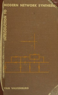 Image of INTRODUCTION TO MODERN NETWORK SYNTHESIS