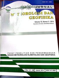 Image of Jurnal Meteorologi dan Geofisika Vol. 15, No. 03 2014