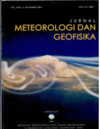 Image of Jurnal Meteorologi dan Geofisika Vol. 8 No. 2