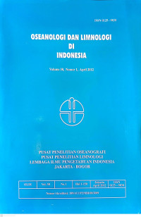 Image of Jurnal Oseanologi dan Limonologi di Indonesia Vol. 38 No. 1