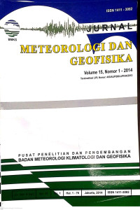 Image of Jurnal Meteorologi dan Geofisika vol. 15 no.1