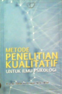 Image of METODE PENELITIAN KUALITATIF UNTUK ILMU PSIKOLOGI