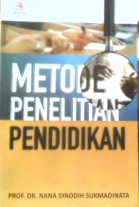 Image of METODE PENELITIAN PENDIDIKAN