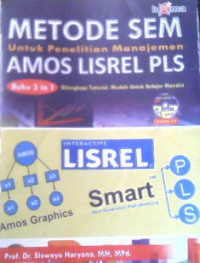 Image of METODE SEM; UNTUK PENELITIAN MANAJEMEN AMOS LISREL PLS