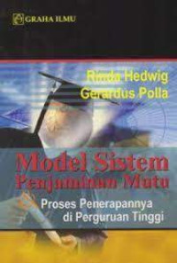 Image of MODEL SISTEM PENJAMINAN  MUTU