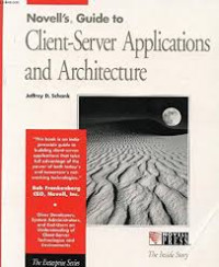 Image of Novell's Guide to Client-Server Applications And Architecture