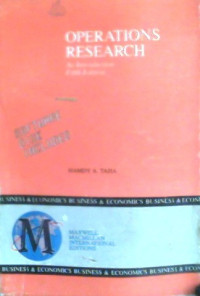 Image of OPERATIONS RESEARCH AN INTRODUCTION FIFTH EDITION