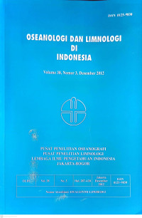 Image of Oseanologi dan Limnologi di Indonesia Vol 38 no 3