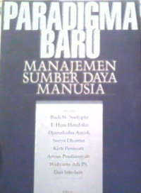 Image of PARADIGMA BARU MANAJEMEN SUMBER DAYA MANUSIA