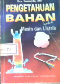 Image of PENGETAHUAN BAHAN UNTUK MESIN DAN LISTRIK
