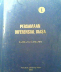 Image of PERSAMAAN DIFERENSIAL BIASA