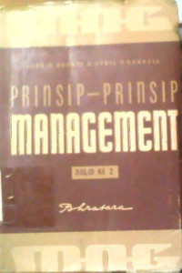 Image of PRINSIP PRINSIP MANAGEMENT djilid ke 2
