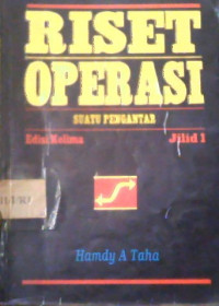 Image of RISET OPERASI SUATU PENGANTAR EDISI KELIMA JILID 1