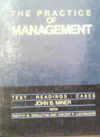 Image of THE PRACTICE OF MANAGEMENT