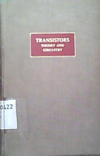 Image of TRANSISTORS THEORY AND CIRCUITRY